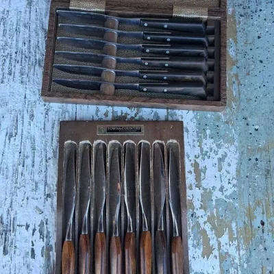 Collection of Town & Country and West Bend Stainless Steel Knives