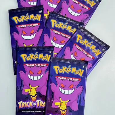 Lot of 8 - Unopened Pokemon Trick or Trade Card Packs