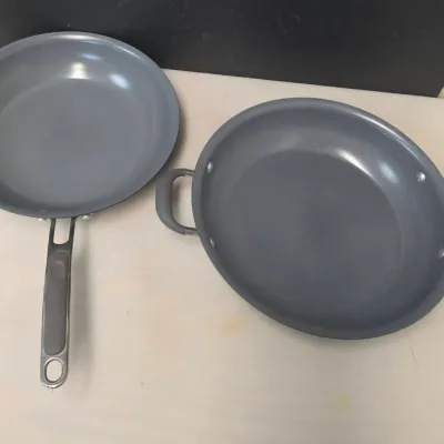 2 Like New EarthPan Pans
