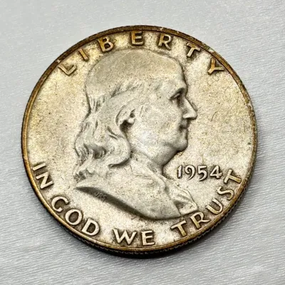 1954 - Franklin Silver Half Dollar (2 of 2)