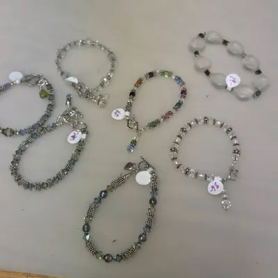 Muted Color Bracelet Collection - Some Sterling Clasps