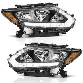 2014-2016 Nissan Rogue Replacement Headlight Assemblies Pair (Left and Right)