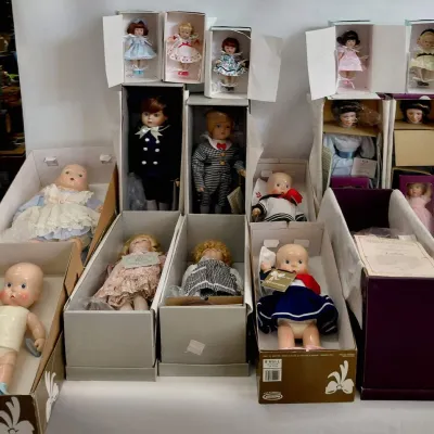 4 Regency Dolls, 3 Sandra Kuck Dolls, 4 Sister Dolls, 5 Vogue Dolls