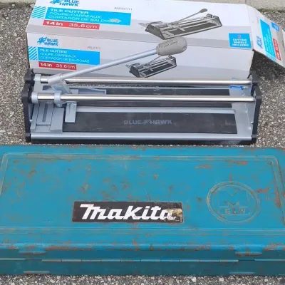 Makita Reciprocating Saw and Blue Hawk Tile Cutter Bundle