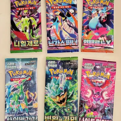 Lot of 6 Unopened Pokemon Card Packs - Includes 3 Mega Packs (3 of 3)
