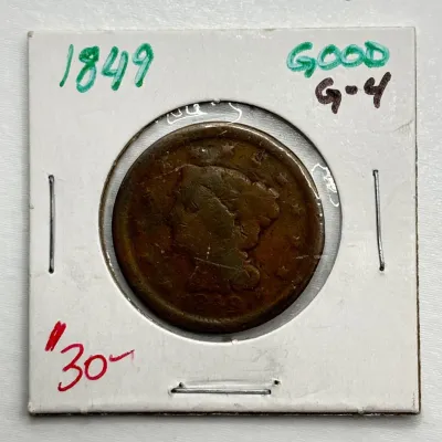 1849 - Large Cent