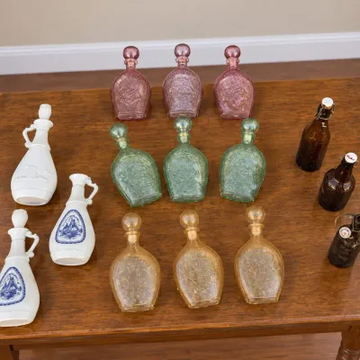 Collection of Antique Bottles