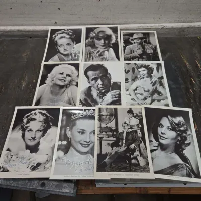 Set of Old Hollywood Studio Promo Cards - Inscribed - Potterville