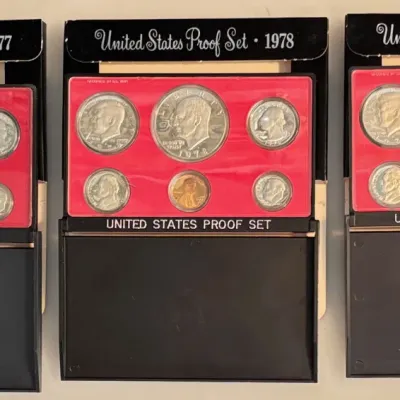 1977 / 1978 / 1979 - United States Proof Sets