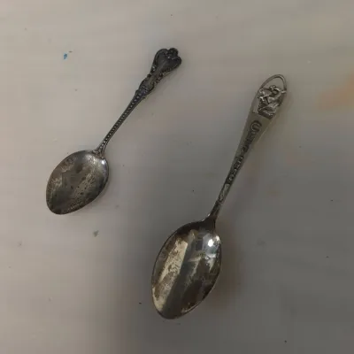 Pair of Sterling Tea Spoons