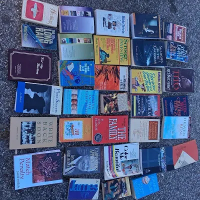 Large Collection Mix of Vintage Fiction and Non-Fiction Books