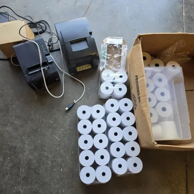Point of Sale Printer with Receipt Paper
