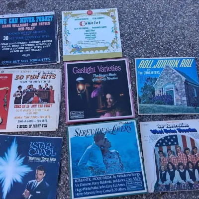 Small Collection of Various Vintage Vinyl Records