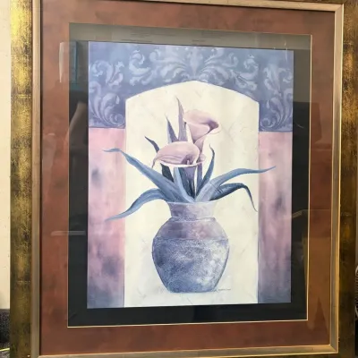Large Calla Lilies Print by Carol Robinson