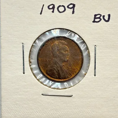 BU 1909 Lincoln Wheat Cent