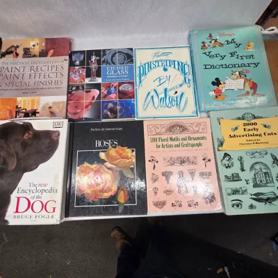 Small Collection of Vintage Books and Magazines from Various Genres