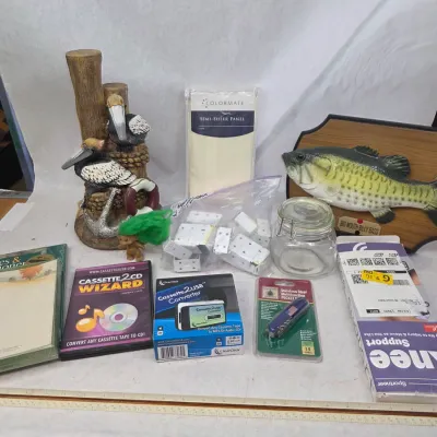 Collection of Misc. Stationary, Decor, and Housewares