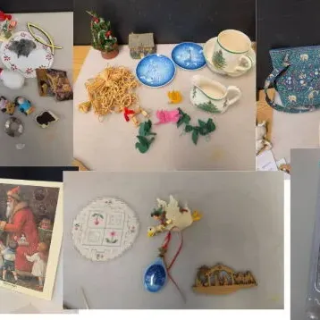 Huge Christmas and Estate Lot - Spode, B and G, Felt, and More