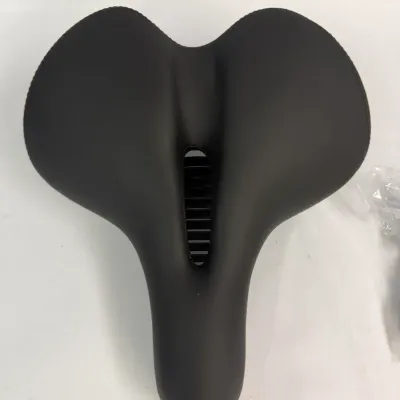 Comfort Bicycle Seat: Oversized Padded Bike Saddle with Shock Absorption