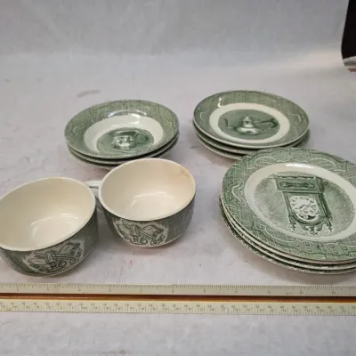 Small Collection of "The Old Curiosity Shop" by Royal China