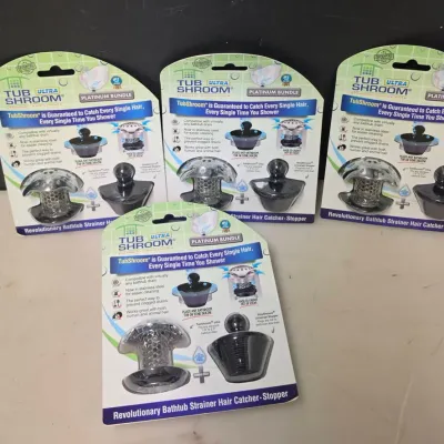 4 (New) Tub Shroom Drain Protectors