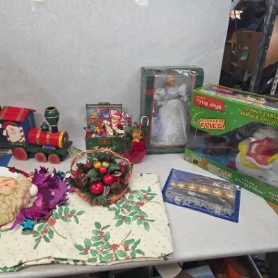 Small Collection of Vintage Christmas Decorations