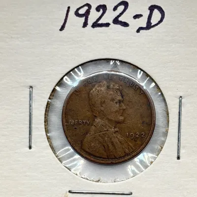 1922 D - Lincoln Wheat Cent