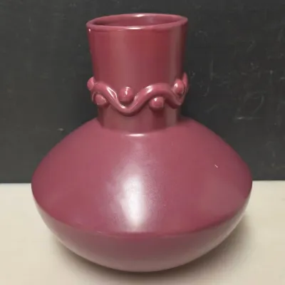 Anthropologie Mauve Ceramic Vase