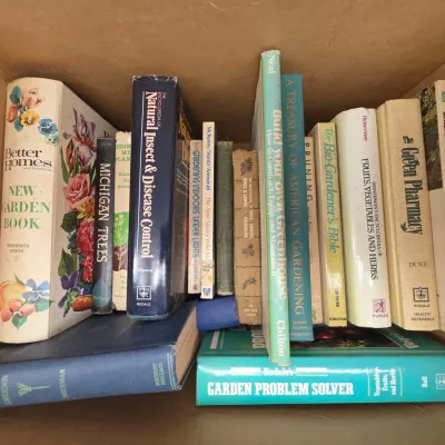 Small Collection of Vintage Gardening Books