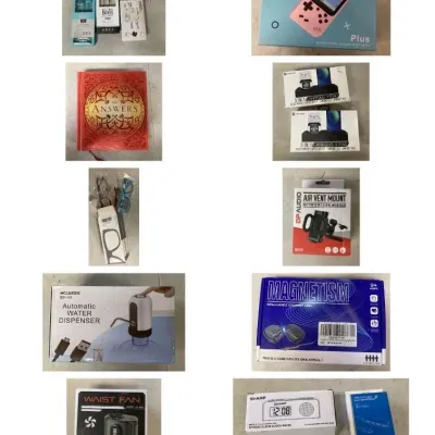Assorted Electronics, Games, and Household Items