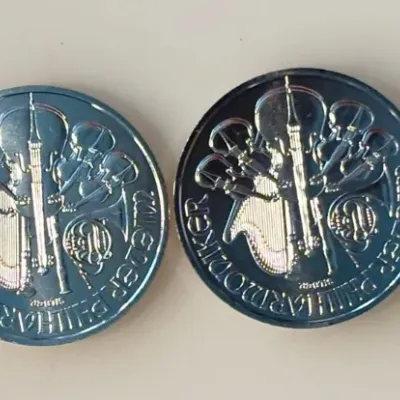 Lot of 4 - 1 oz - .999 Fine Silver - 2019 Philharmonic Silver Rounds (3 of 3)