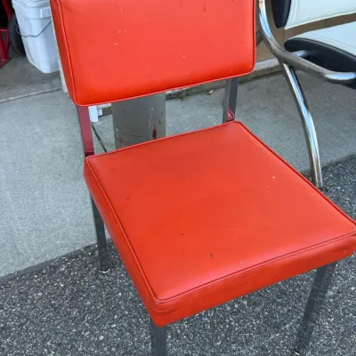 All-Steel Inc. Vintage Mid-Century Modern Chrome Side Chair