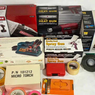 Assortment of Different Craftsman, Chicago Electric and More Tools