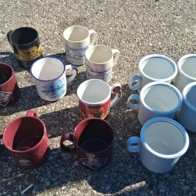 Large Collection of Various Coffee Mugs