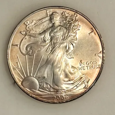 2006 - 1 oz - .999 Fine Silver - American Silver Eagle