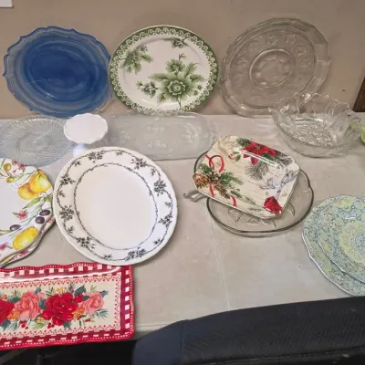 Nice Selection of Household Dishes - Ceramic, Glass, and Acrylic