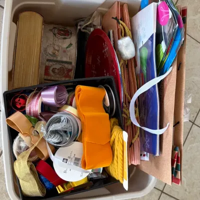 Sale Photo Thumbnail #38: Huge Christmas Lot of New Boxes, Bags, Ribbons & More! Stock up Before the Holiday!