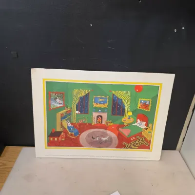 Vintage Collectible Good Night Moon Print