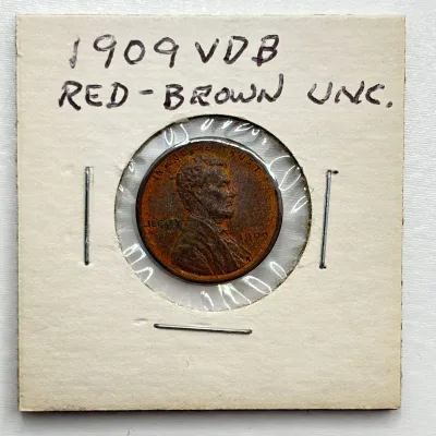 1909 VDB Lincoln Cent - Red Brown UNC