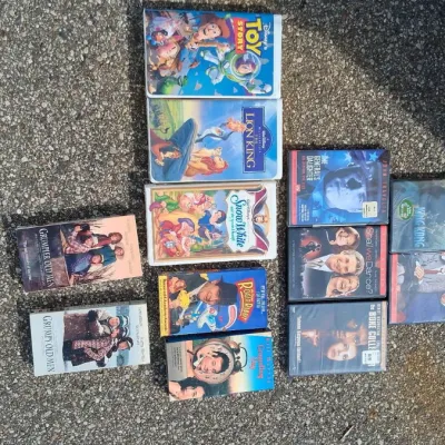 Sale Photo Thumbnail #65: Small Collection of VHS and DVD Movies