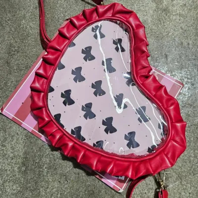Heart Purse Approx 12" H x 8" - Estate Sales Warehouse (GR)