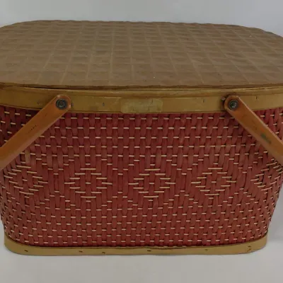 Vintage Large Picnic Basket