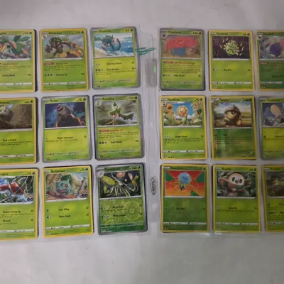 36 Green Pokemon Cards