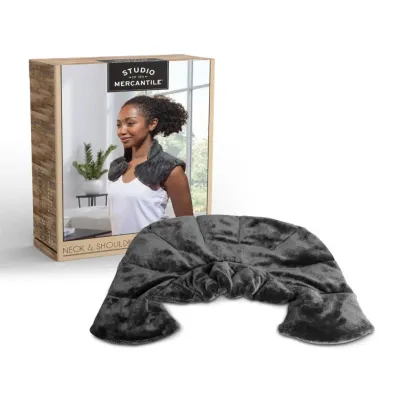 Studio Mercantile Neck and Shoulder Wrap: Hot and Cold Therapy Plush Pad in Box
