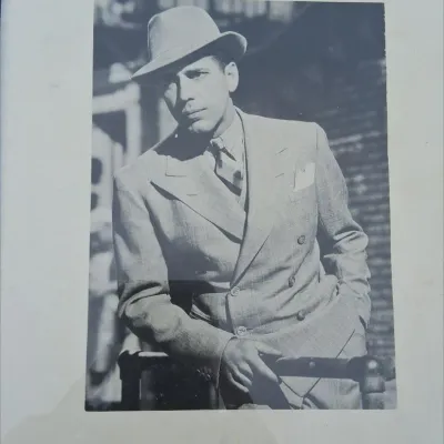 Sale Photo Thumbnail #15: Vintage Framed Photograph of Humphrey Bogart from 1937's "Dead End"