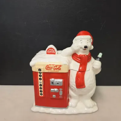 Vintage Coca Cola Cookie Jar