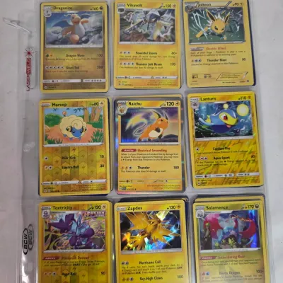 54 Yellow and Silver Pokemon Cards