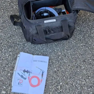 Portable 12V Pressure Washer Kit in Carry Bag - Pump, Hose and Spray Wand