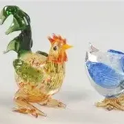 Lenox Rooster Ruckus Figurine Set in Original Box