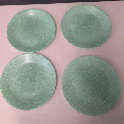 Corelle Green Linen Dinner Plate Set of 4